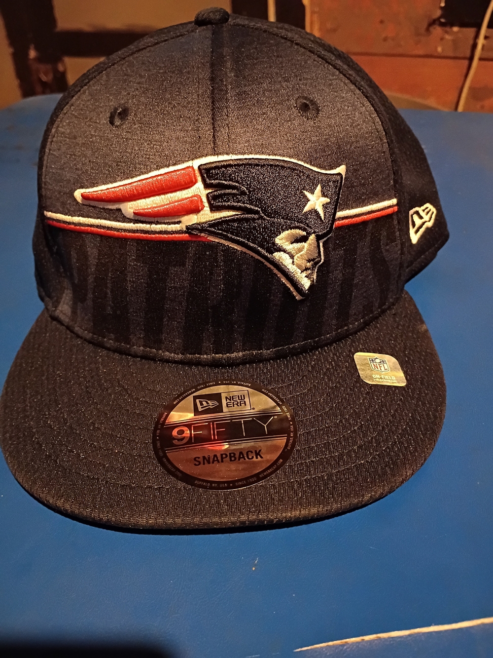 New Era New England Patriots Navy Snapback Hat